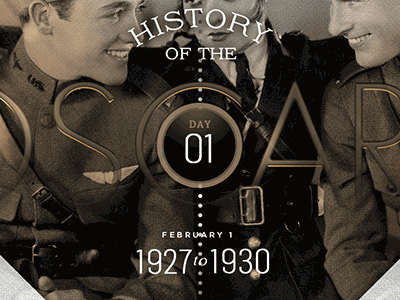 Academy Award Logo gif timeline typography website