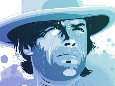 Clint Eastwood illustration