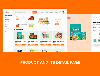 Product and Product Detail page branding design figmadesign firstdesign graphic design landingpage productdetail productpage ui uiux ux webapp