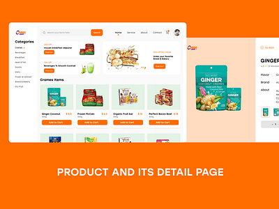 Product and Product Detail page branding design figmadesign firstdesign graphic design landingpage productdetail productpage ui uiux ux webapp