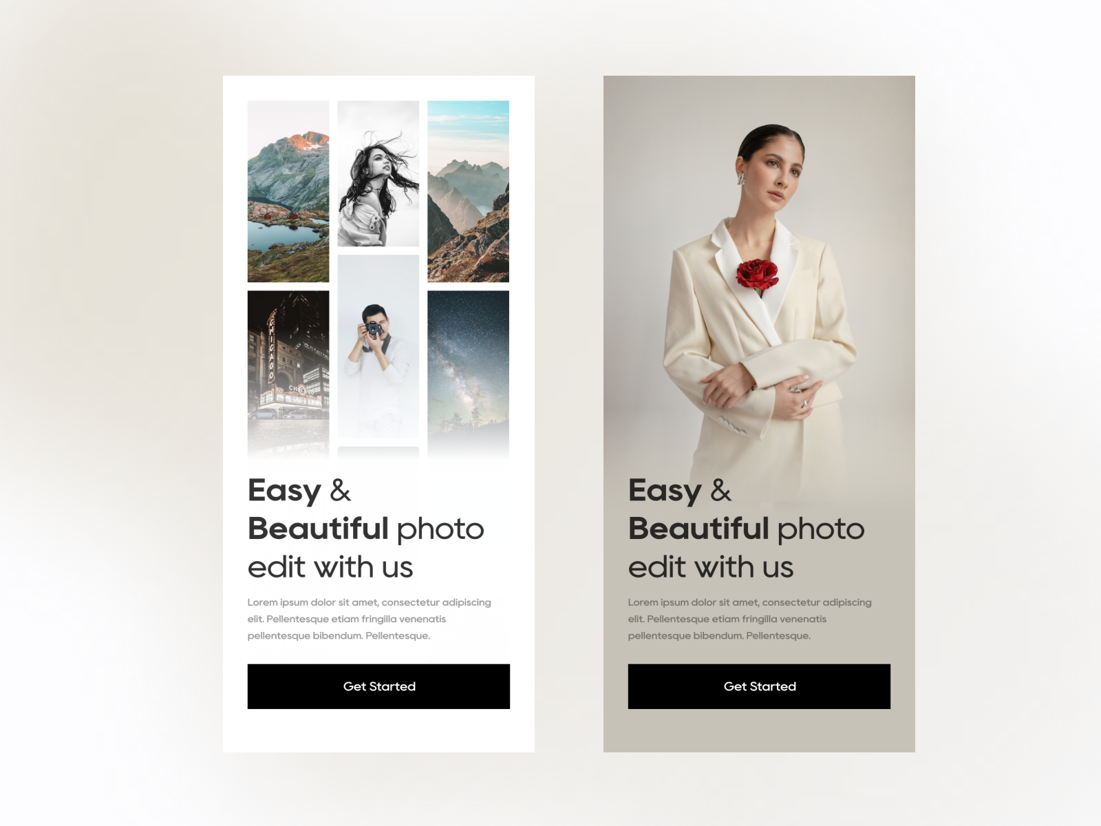 Splash screen for Photo and Video app by Faizan on Dribbble