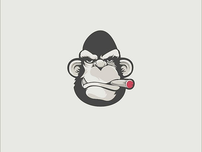 Gorilla logo inspirations animation art branding graphic design icon illustration illustrator logo type vector