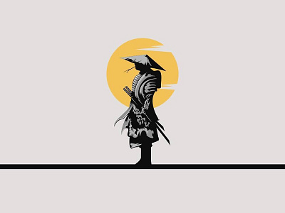 Samurai logo inspirations animation art branding graphic design icon illustration logo vector