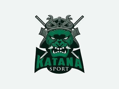 samurai katana logo inspirations animation art branding design graphic design icon illustration illustrator logo typography vector