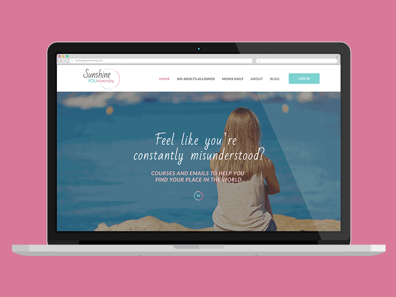 Sunshine YOUniversity boston expressionengine feminine membership site redesign responsive stripe ui ux web design web development