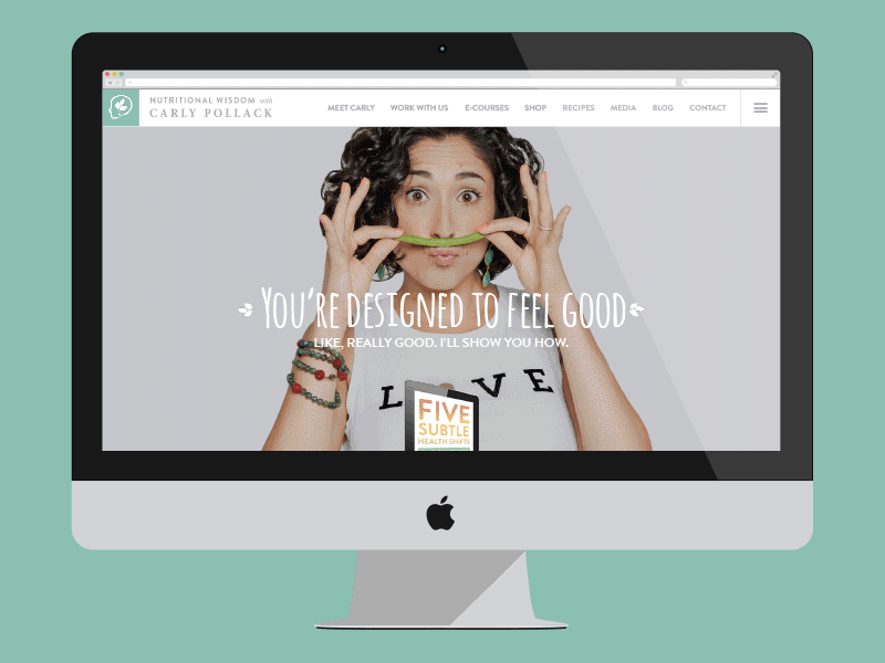 Nutritional Wisdom nutritionist health coach feminine austin tx membership site expressionengine web development web design redesign responsive ux ui