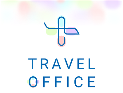 traveloffice 1 airplane airport logo travel agency vacation