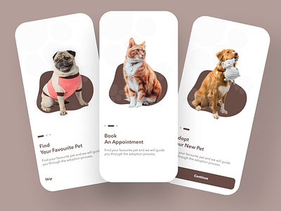 Pet app onboarding