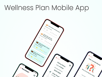 Wellness Plan Mobile App design mobile ui