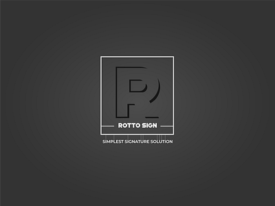 Rotto Sign. One of my very first logo designs for the compnay. logo
