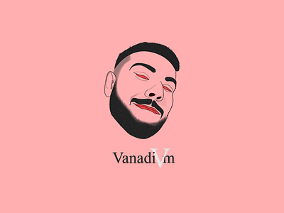 Vanadivm design face illustration