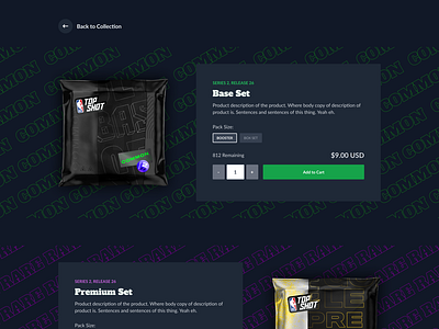 Product Listing Page Concept