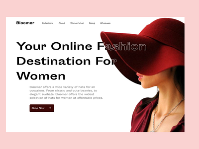 Bloomer Hat fashion website