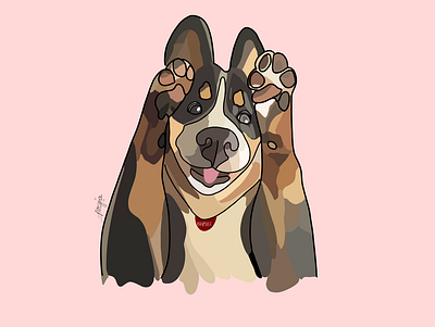 Peekabooo 🐾🙈 design dogs flat graphic design illustration illustrator minimal ui ux website