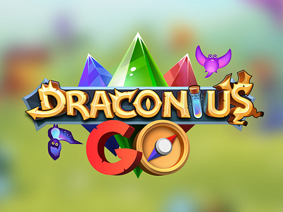 DraconiusGO - logo app daraconius go draconius game go illustration logo pokemon pokemon go web
