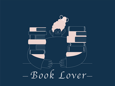 Book Lover adobe illustrator art character characterdesign design flat graphic illustration illustration art illustrations