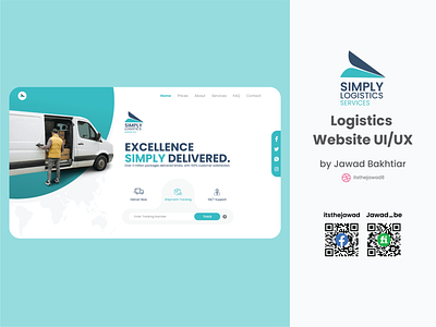 Logistics Website UI/UX Design