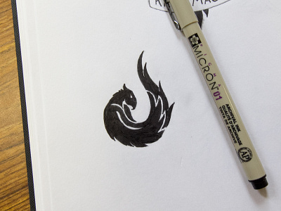 Triumph Logo Sketch drawing fire hand drawn icon illustration logo micron phoenix sketch
