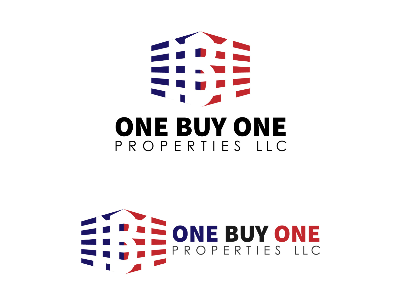One Buy One Real estate Logo by anditya prasetyawan on Dribbble
