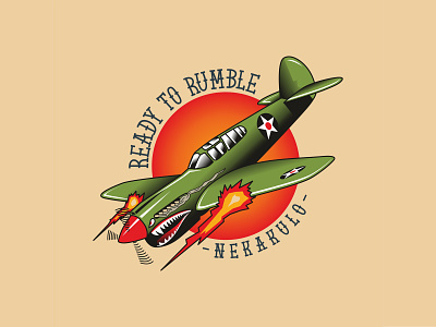 WARHAWK aircraft airplane airplanes flash tattoo illustration illustrator quote quotes shark traditional tattoo vector warhawk ww2