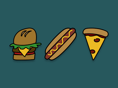 Food – Fastfood draw fastfood food illustration