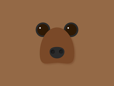 Day 17 – Bear 30daychallenge animal bear cute design grizzly illustration minimal minimalistic pattern symmetric