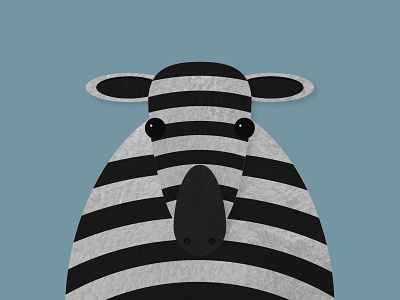 Day 24 – Zebra 30daychallenge animal illustration kids savanna symmetric zebra