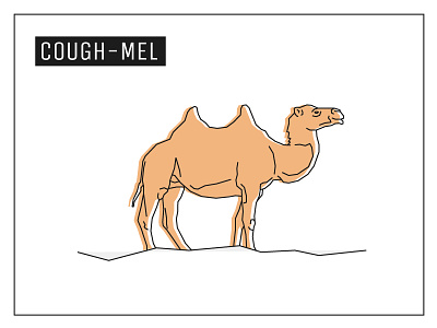 Day 29 – Camel 30daychallenge animal camel cigarette design geometric illustration lowpoly