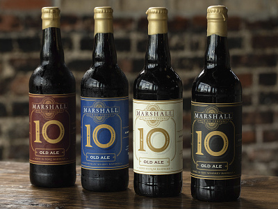 Marshall - 10th Anniversary beer branding craft beer package design tulsa