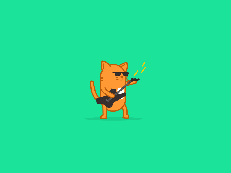meow animation band cat flash gif