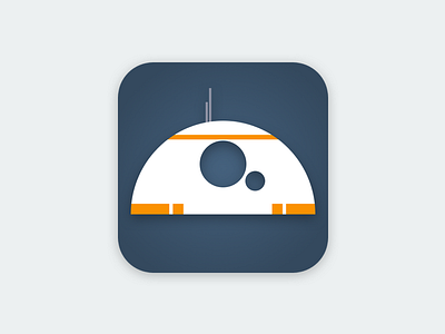BB-8 App Icon app bb 8 daily dailyui icon ios star ui wars
