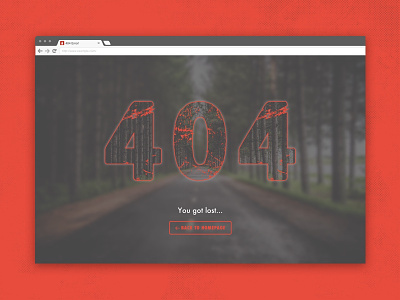 404 page 404 daily dailyui error lost minimal ui web
