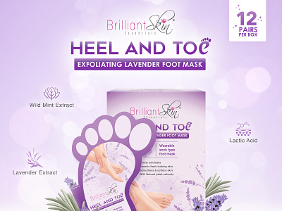 Social Media Advertisement (Heel and Toe) advertisement advertising banner branding creative and design graphic design illustration poster product design social media design