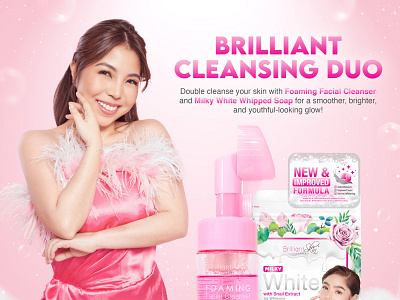 BSEI Brilliant Cleansing Duo Advertisement layout