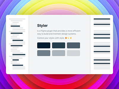 StylerFinalFinalProbablyFinal colorful control styles figma figma plugin plugin styler styles tokens