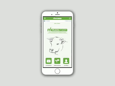 MIARA FARM App - Interaction Design android animation apple apps clean farm green interaction invest ios mobile order payment prototype service simple startup transition ui ux