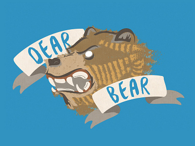 Dear Bear bear dribble graphic illustration logo slovakia vector