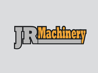 J.R Machinery build design dribble logo machinery slovakia vector work