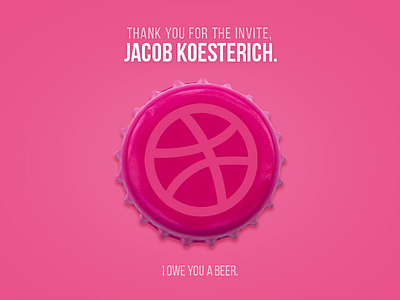 Dribbble Thank You