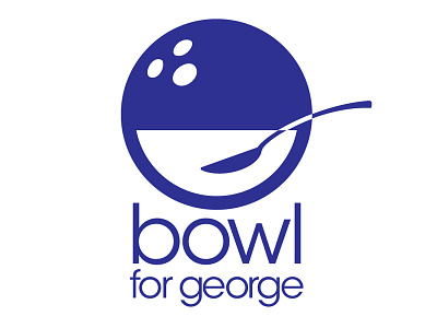 Bowl for George Logo branding charity design logo