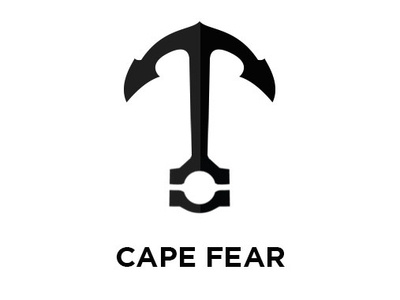 Cape Fear Motor Co. anchor bike brand branding logo motor motorcycle piston