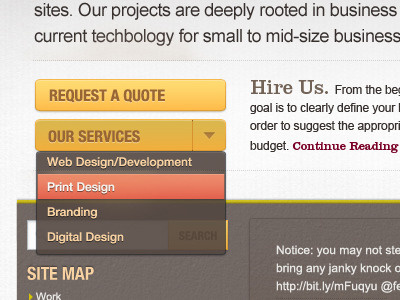 ikhan design home page comp arial brown button clarendon clean drop down gold gradient grey helvetica neue bold condensed home quick links salmon texture white yellow