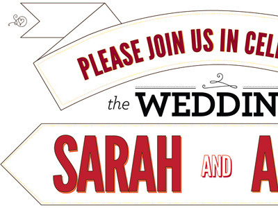 Sarah & Ahmad's Wedding Wedding Logo Draft