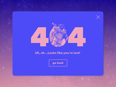 Daily UI :: 008 – 404 Page
