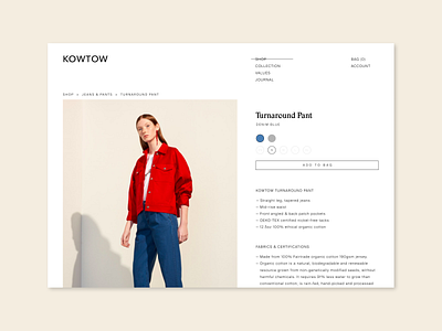 Daily UI :: 012 – E-Commerce Shop