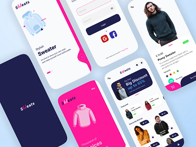 Sweater Finder App mobile app design mobile application mobile design ui design uidesign