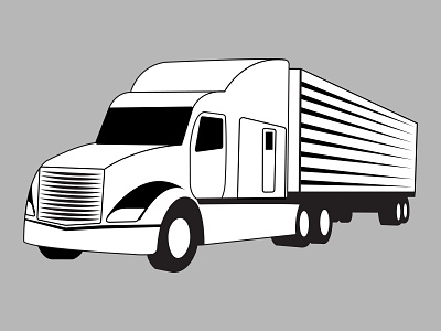 Delivery truck vector image delivery design drawing graphic design heavy illustraion illustration transport transportation travel vector vehicles