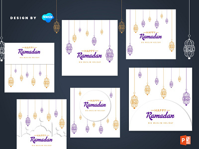 Instagram Feed Template - Happy Ramadhan branding concept design graphic instagram post instagram story instagram template ramadhan social media