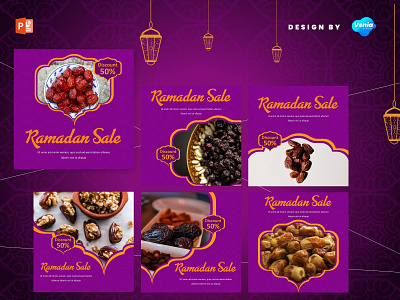 Instagram Feed Template - Celebrate Your Ramadhan Day branding concept design graphic instagram post instagram story instagram template layout ramadhan social media