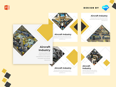 Instagram Feed Template - Aircraft Industry branding concept design graphic industrial industry instagram post instagram story instagram template social media